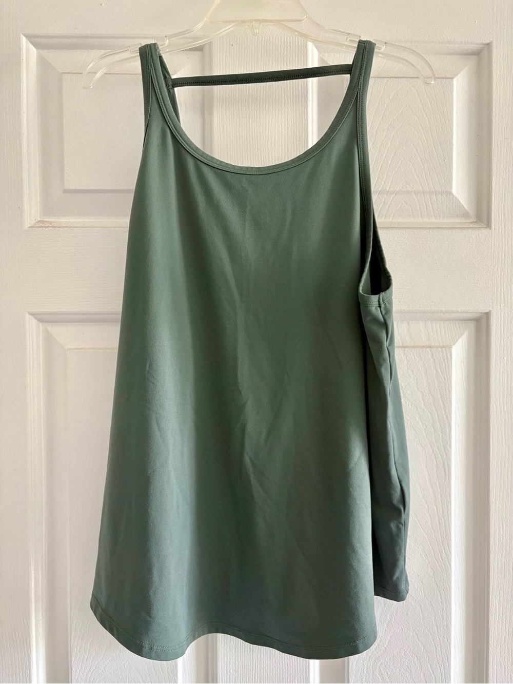 Nike Olive Scoop Back Tank Top